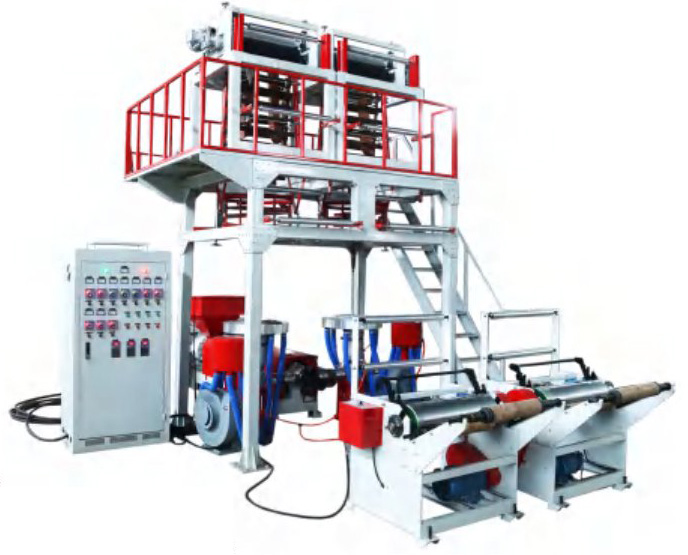 SS-H2 Series Single Screw Double Die Head Film Blowing Machine
